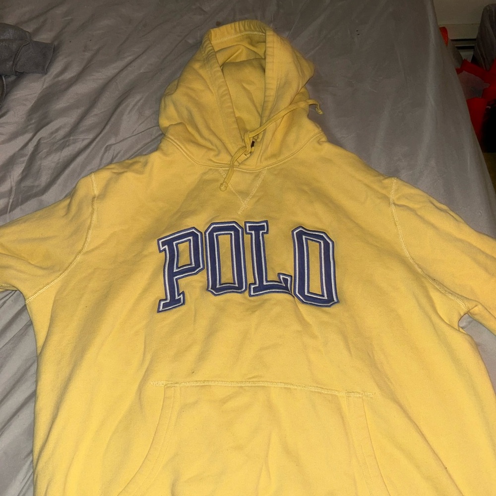 Polo by Ralph Lauren Yellow Hoodie Sweater